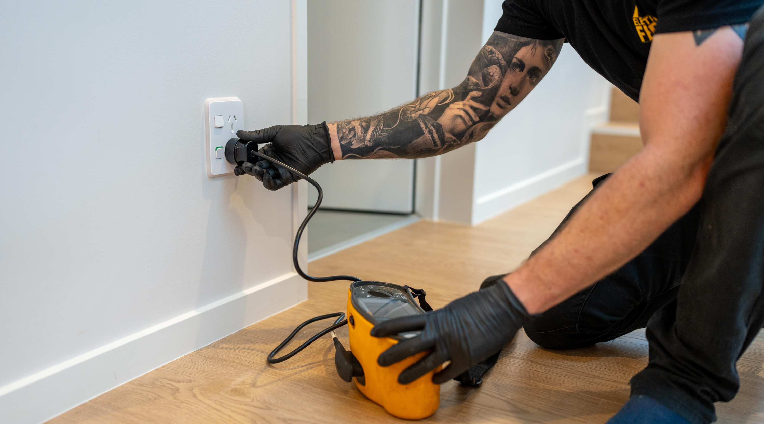 Completed electrical project showcasing Electric Feel workmanship