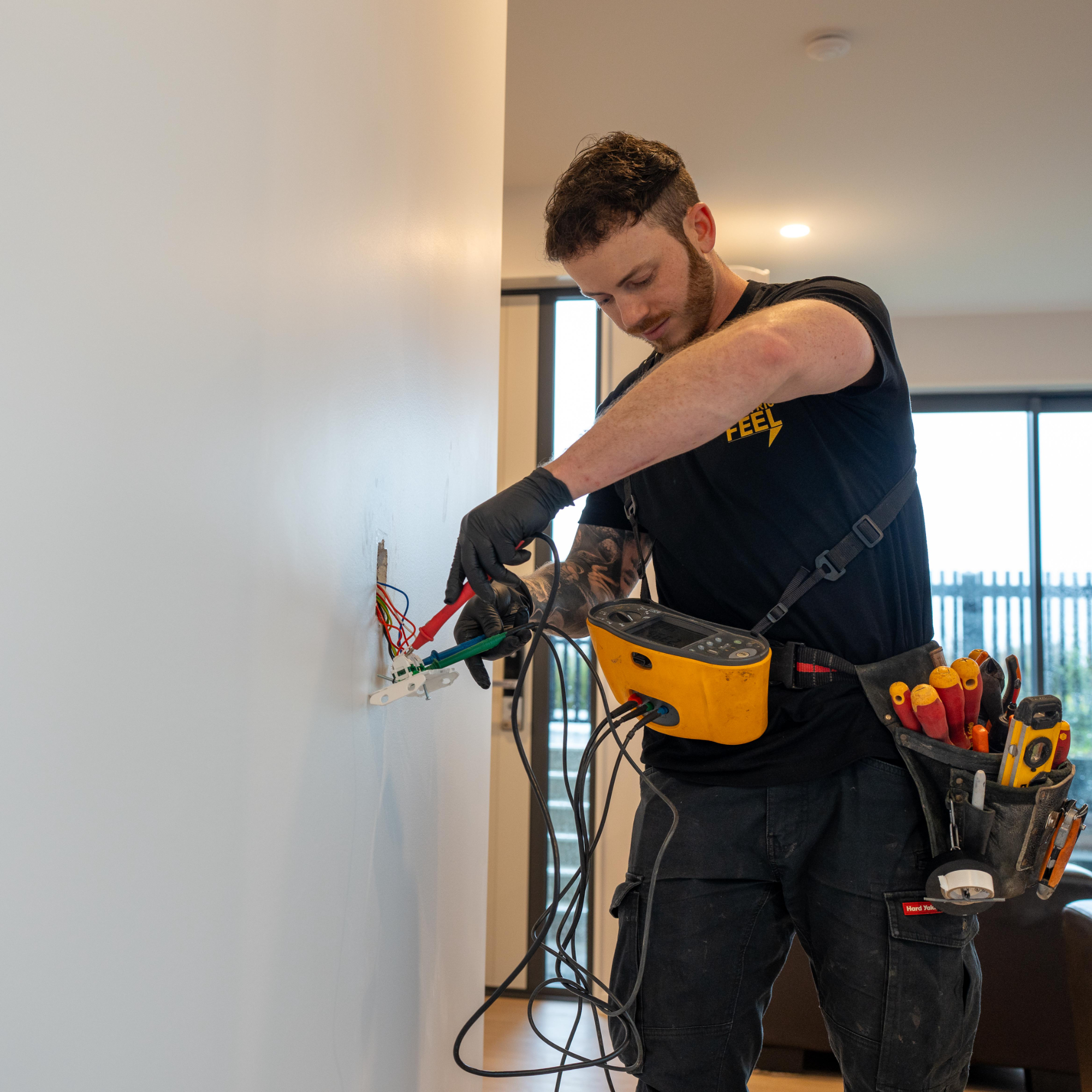 Interior electrical installation completed by Electric Feel